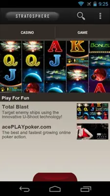 Stratosphere android App screenshot 1