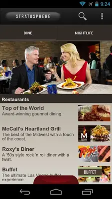 Stratosphere android App screenshot 2